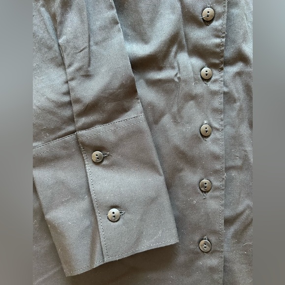 Nara Camicie Women’s Black Button Up Shirt, size Small, 4 - Picture 7 of 8